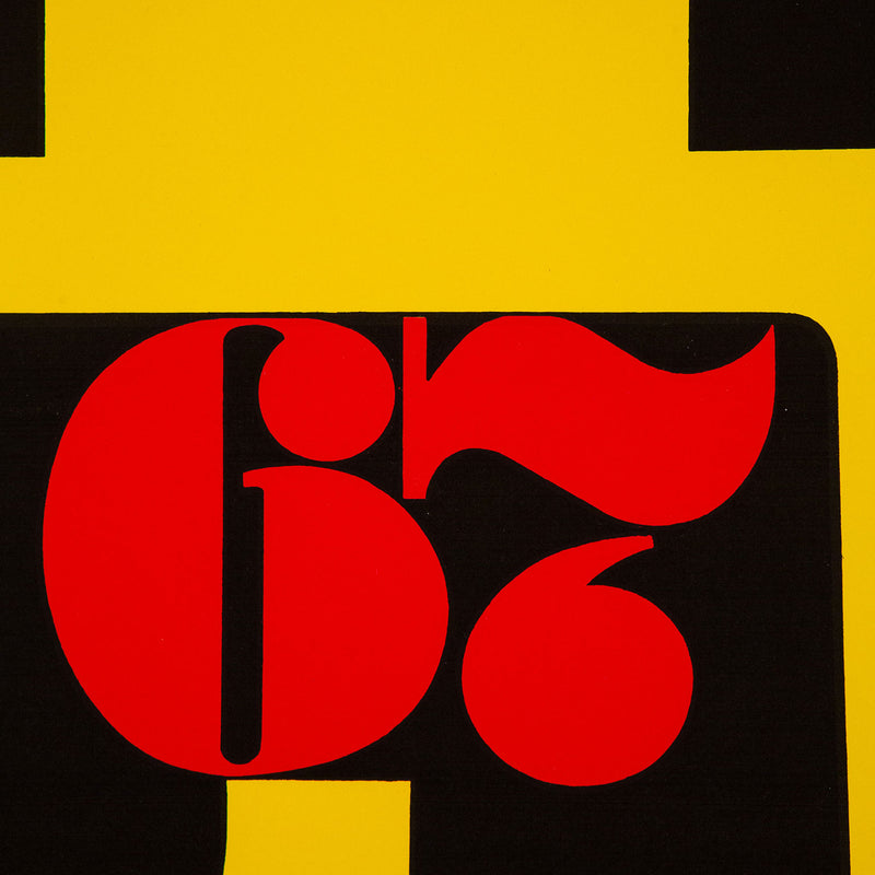 Robert Indiana, Kunst Markt Köln Exhibition Poster, Silkscreen on paper, 1967, Caviar20, American Pop Artist