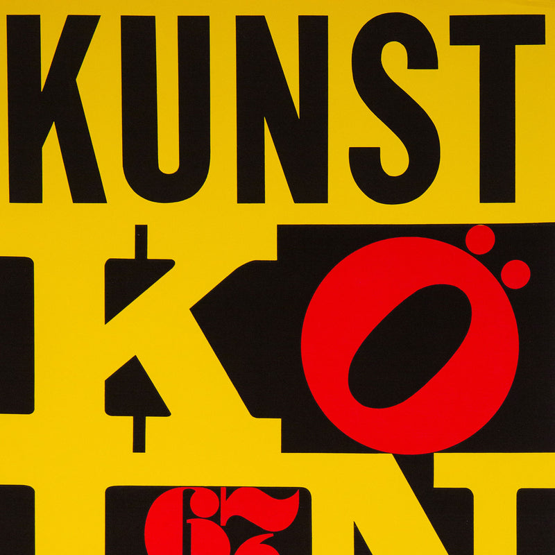 Robert Indiana, Kunst Markt Köln Exhibition Poster, Silkscreen on paper, 1967, Caviar20, American Pop Artist