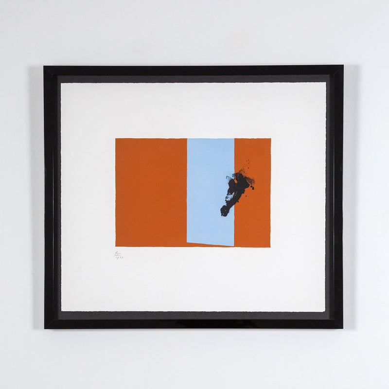 ROBERT MOTHERWELL "PARIS SUITE (AUTUMN)" LITHO, 1980