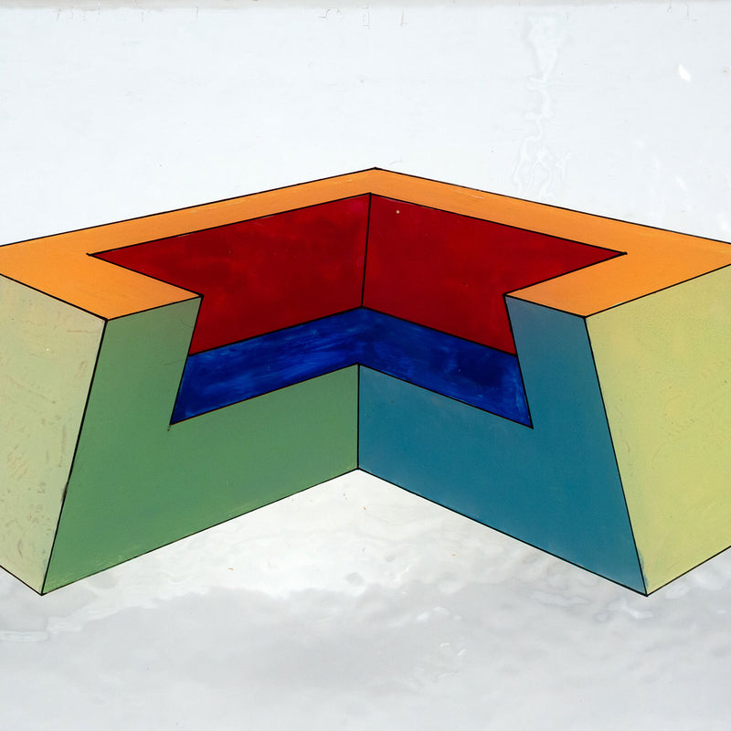 Ronald Davis, Truncate, Painting, Acrylic on Acetate, 1967, Caviar20