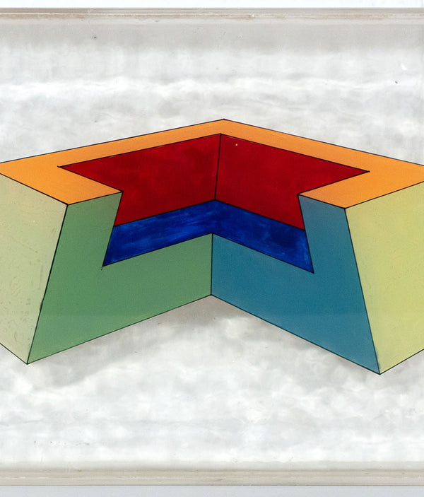 Ronald Davis, Truncate, Painting, Acrylic on Acetate, 1967, Caviar20