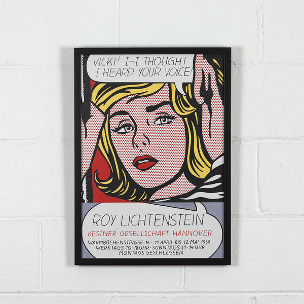 Roy Lichtenstein, Vicki, Poster, print, 1968, Caviar20