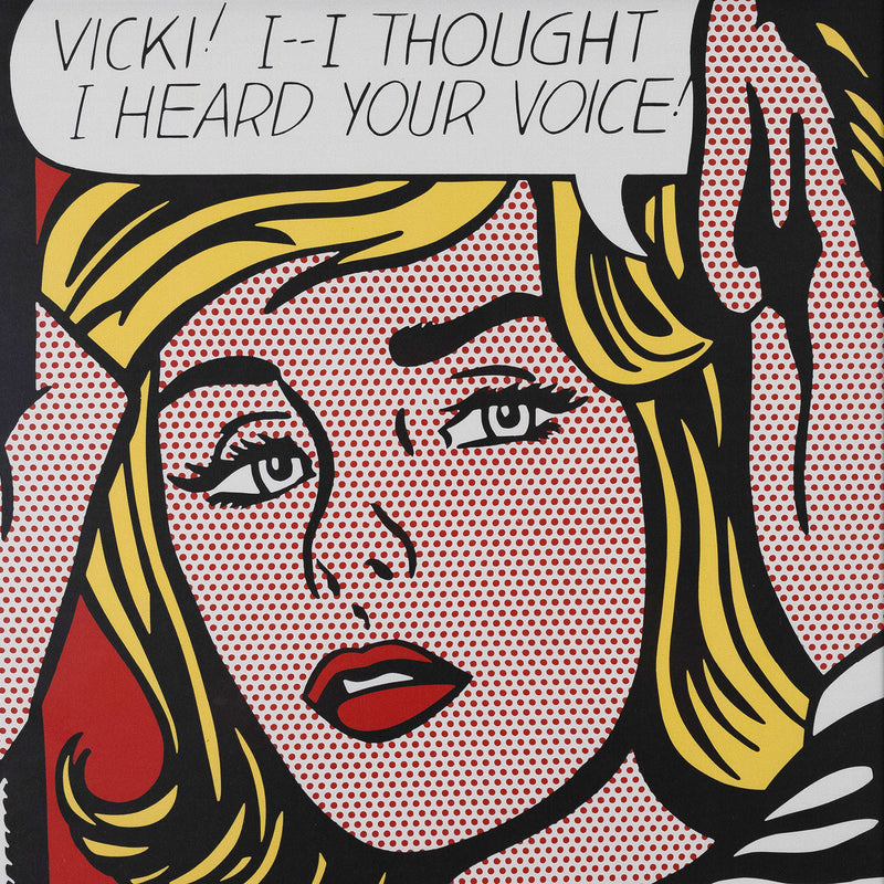 Roy Lichtenstein, Vicki, Poster, print, 1968, Caviar20