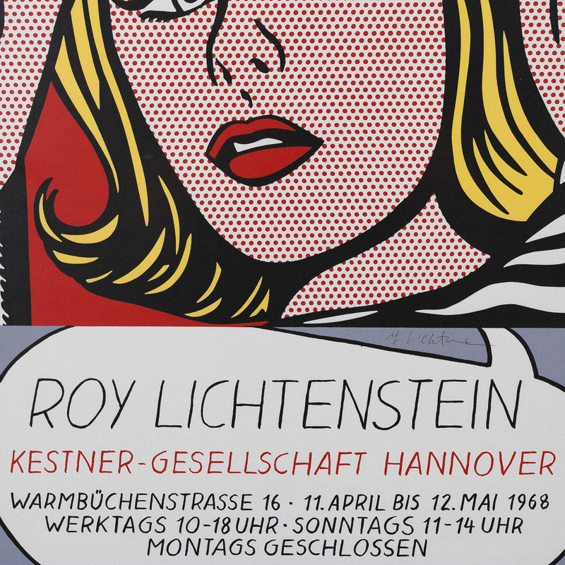 Roy Lichtenstein, Vicki, Poster, print, 1968, Caviar20