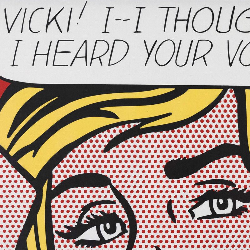Roy Lichtenstein, Vicki, Poster, print, 1968, Caviar20