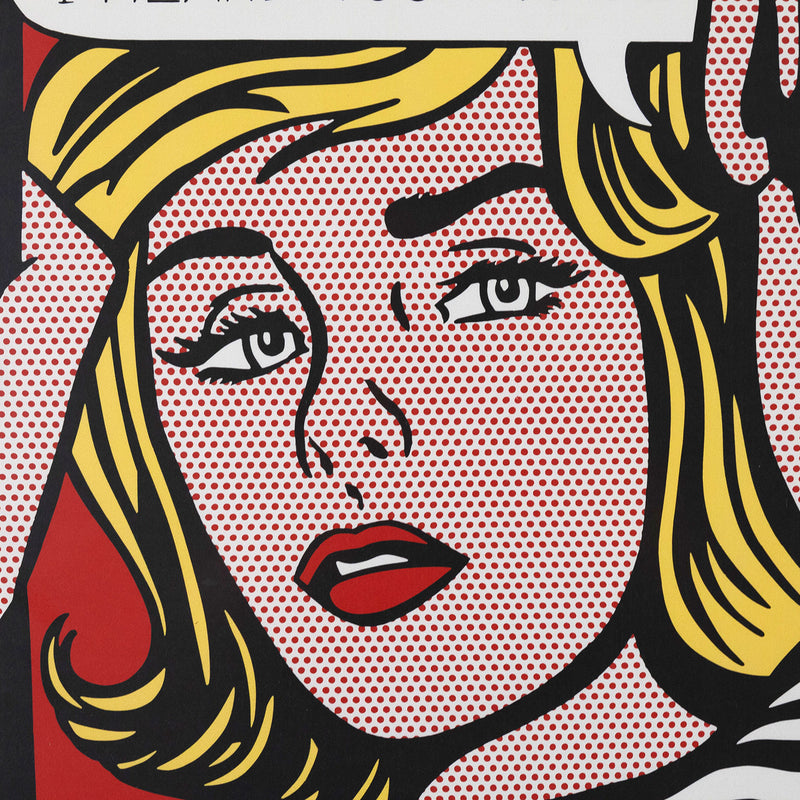 Roy Lichtenstein, Vicki, Poster, print, 1968, Caviar20