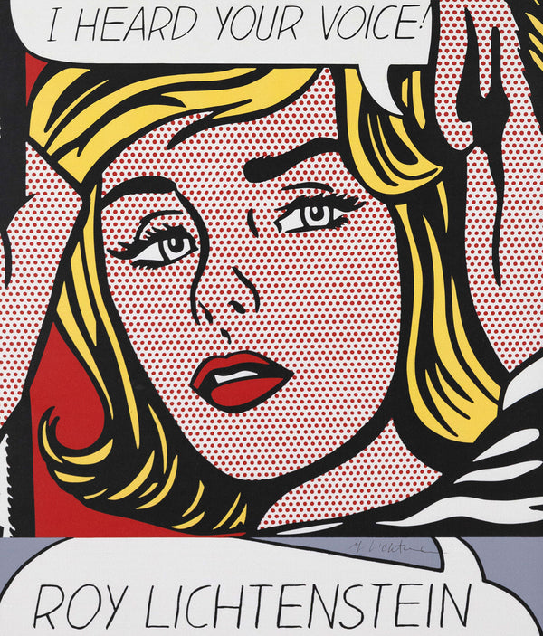 Roy Lichtenstein, Vicki, Poster, print, 1968, Caviar20