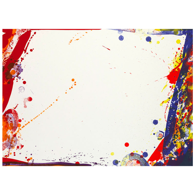 SAM FRANCIS "BLUE CUT SAIL" LITHOGRAPH, 1969