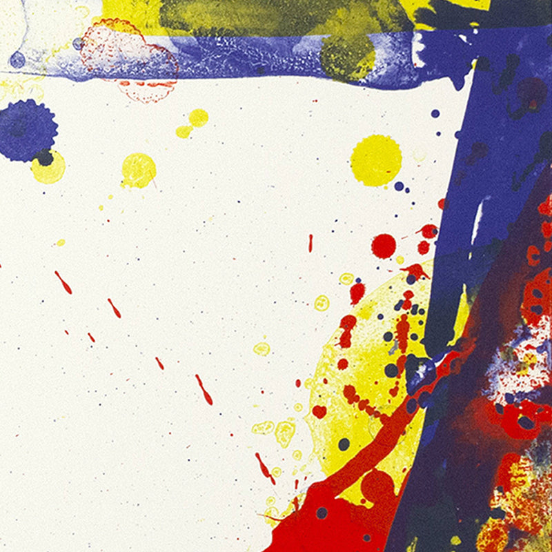 SAM FRANCIS "BLUE CUT SAIL" LITHOGRAPH, 1969