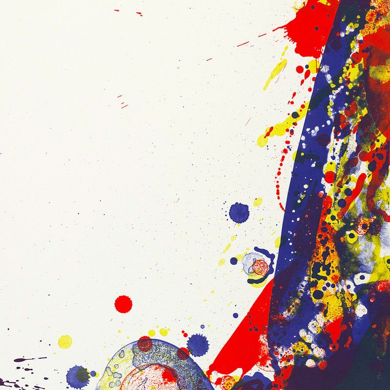 SAM FRANCIS "BLUE CUT SAIL" LITHOGRAPH, 1969