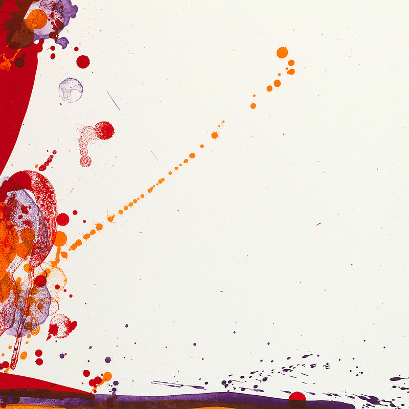 SAM FRANCIS "BLUE CUT SAIL" LITHOGRAPH, 1969