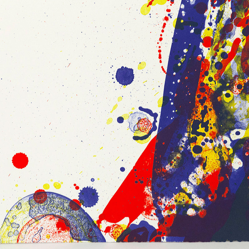 SAM FRANCIS "BLUE CUT SAIL" LITHOGRAPH, 1969