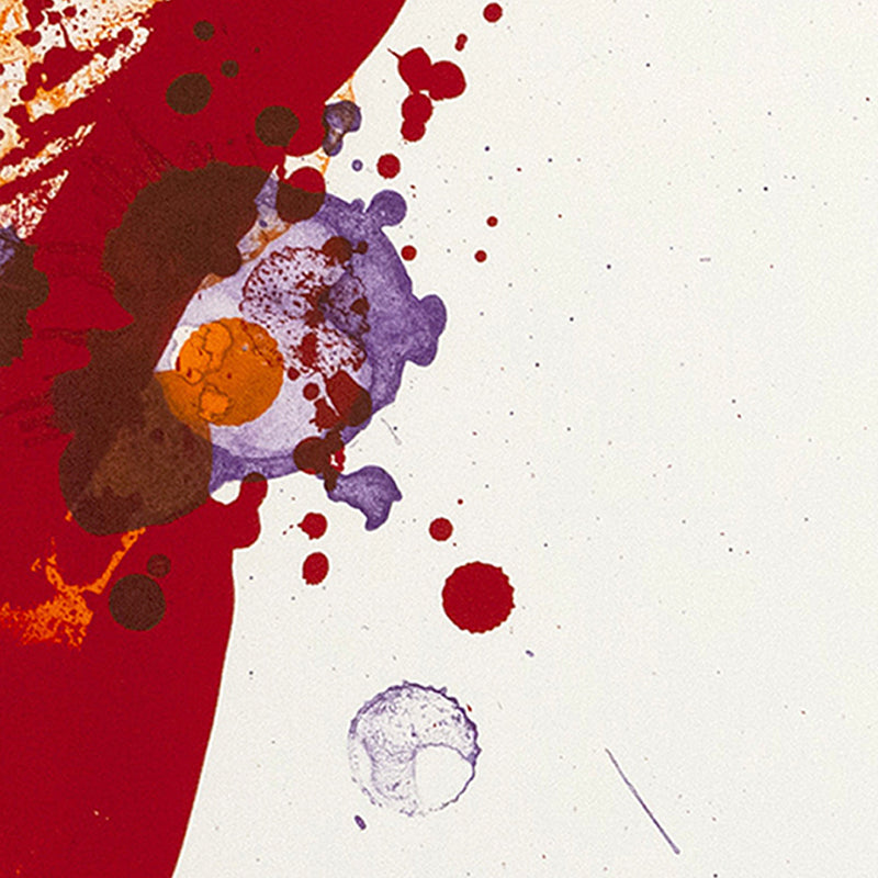 SAM FRANCIS "BLUE CUT SAIL" LITHOGRAPH, 1969