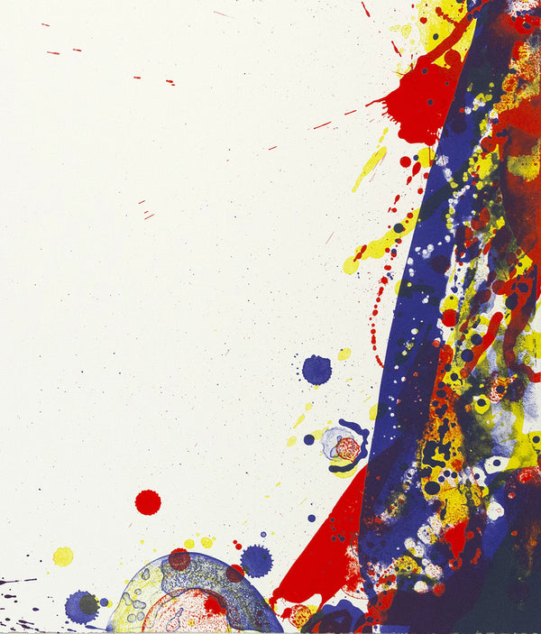 SAM FRANCIS "BLUE CUT SAIL" LITHOGRAPH, 1969