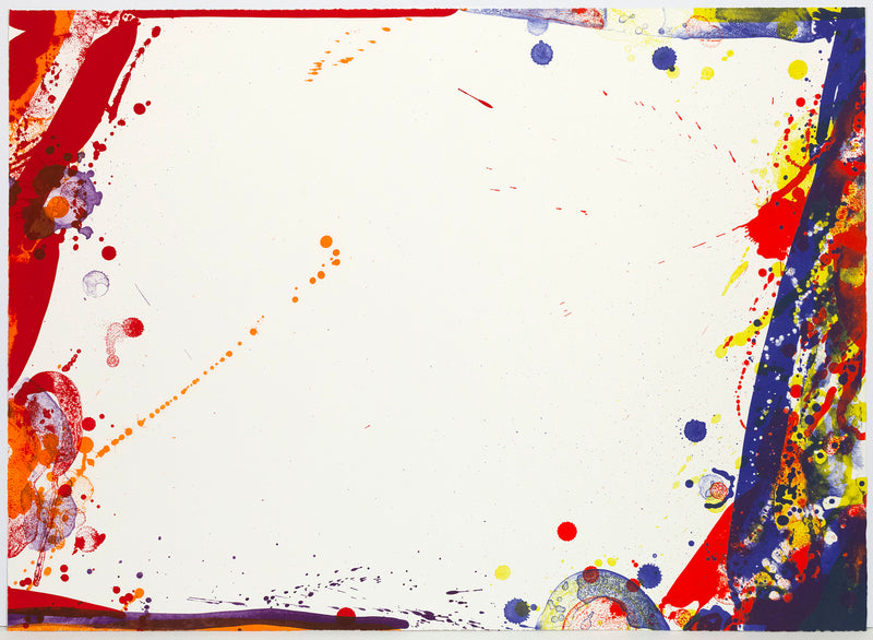 SAM FRANCIS "BLUE CUT SAIL" LITHOGRAPH, 1969