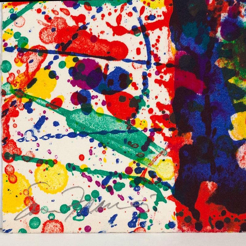 SAM FRANCIS "BLUE MATRIX" LITHO, 1978