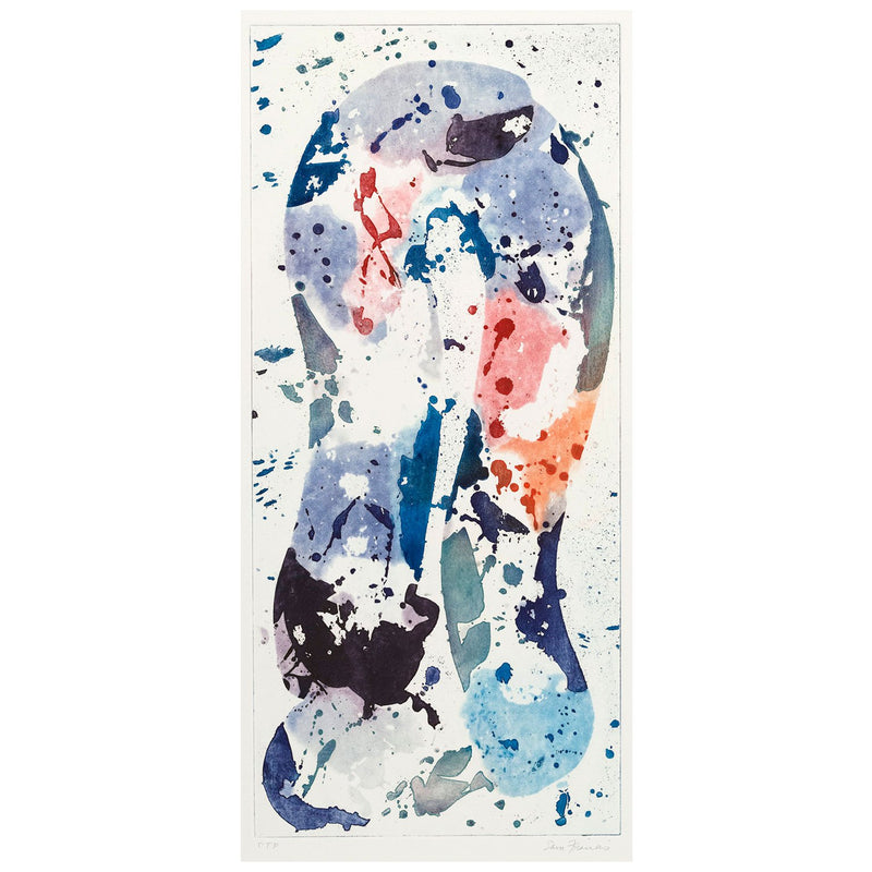 Sam Francis Caviar20 etching Tall Groove 1984