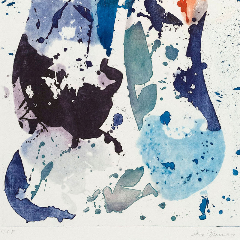 Sam Francis Caviar20 etching Tall Groove 1984