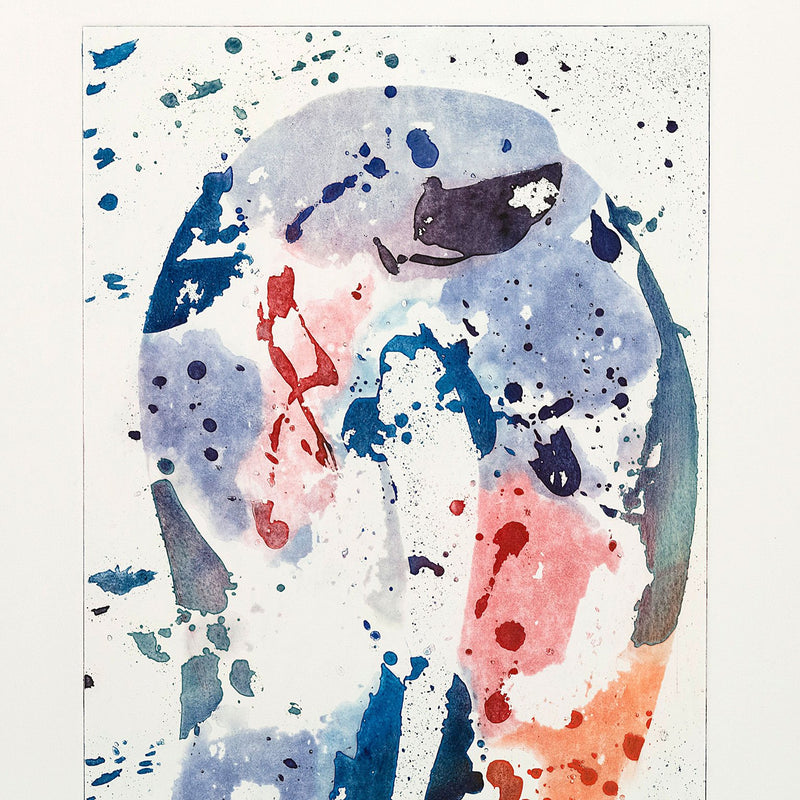 Sam Francis Caviar20 etching Tall Groove 1984