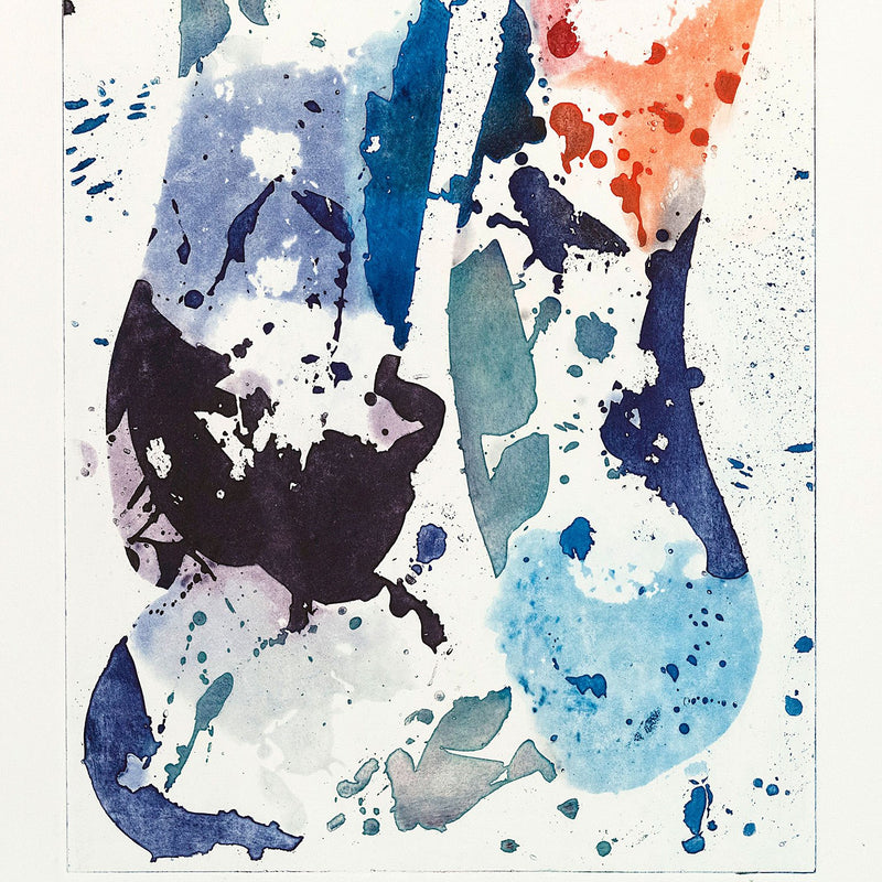 Sam Francis Caviar20 etching Tall Groove 1984