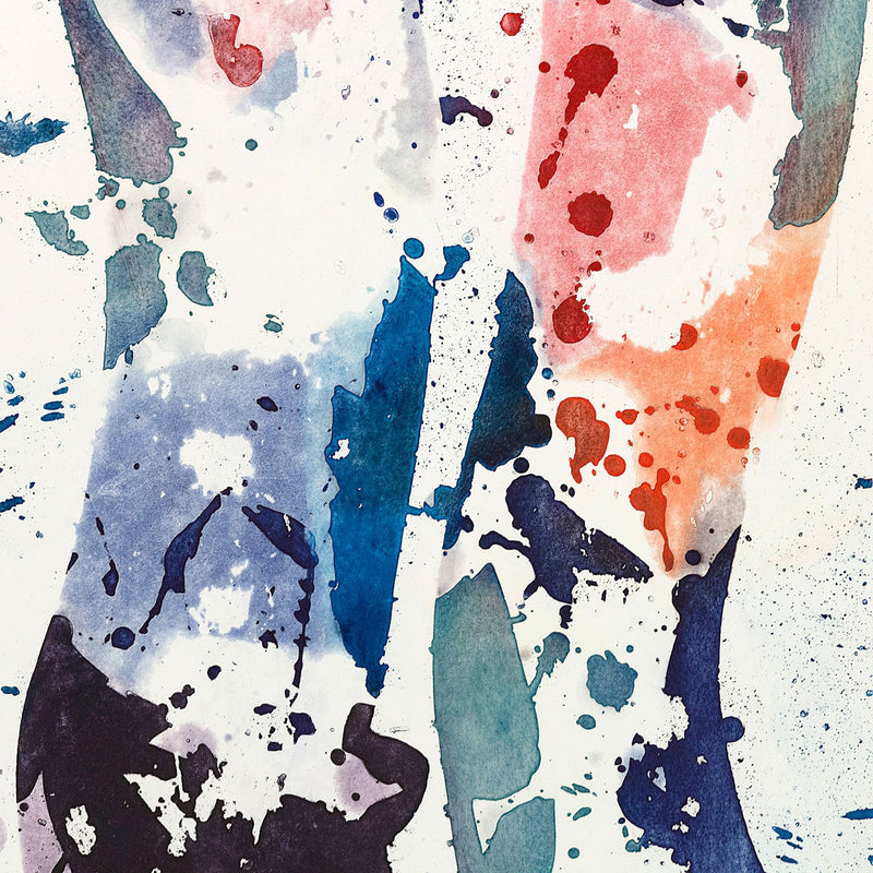 Sam Francis Caviar20 etching Tall Groove 1984
