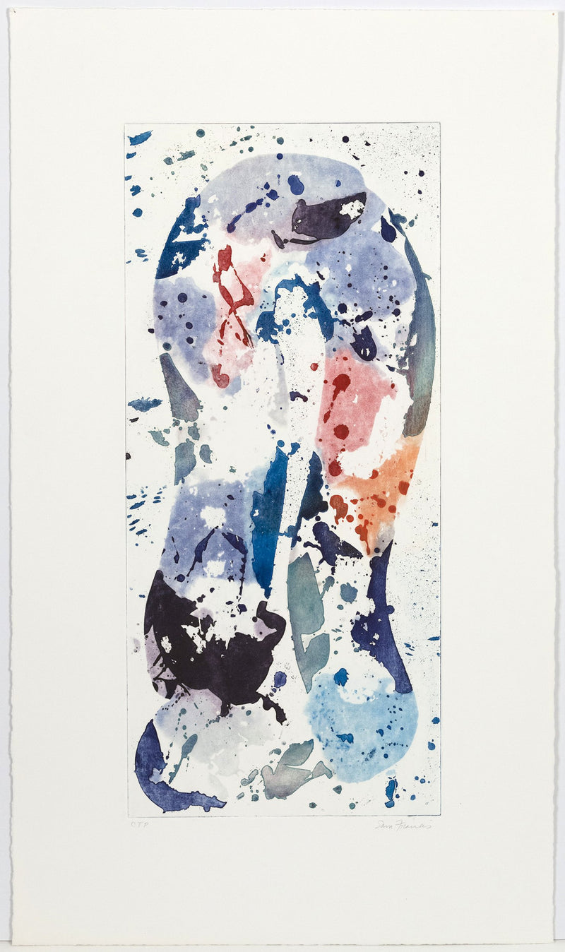Sam Francis Caviar20 etching Tall Groove 1984