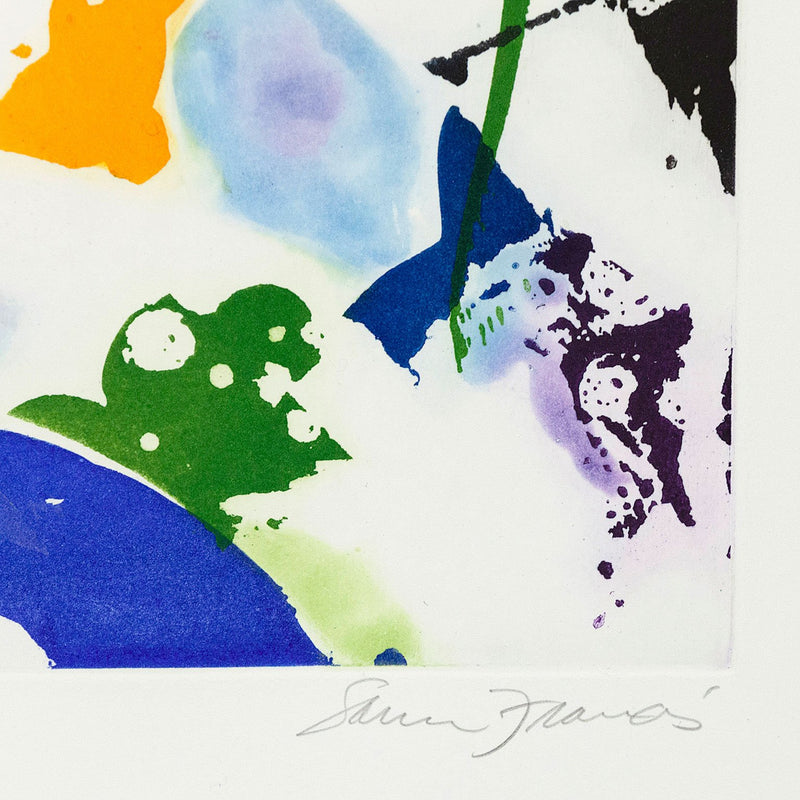 Sam Francis Caviar20 etching Celebration 1992