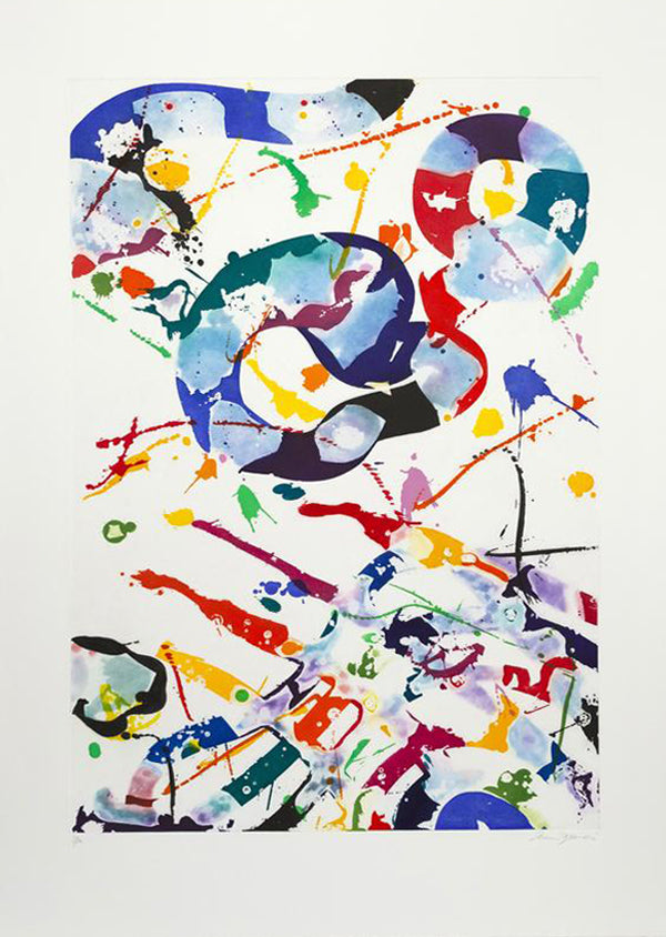 SAM FRANCIS "CELEBRATION" ETCHING, 1992