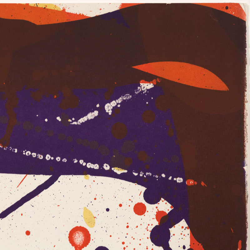 SAM FRANCIS "NATIONAL" LITHOGRAPH, 1968