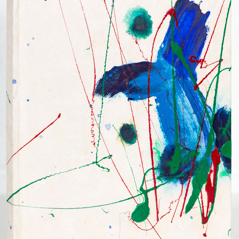 SAM FRANCIS "YEA" PAINTED BOOK, 1989