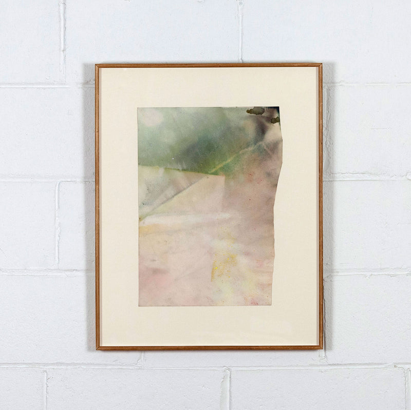 SAM GILLIAM "CORNER" WATERCOLOR, 1967