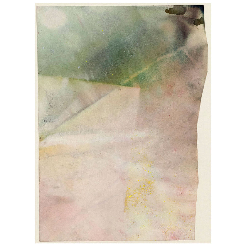 SAM GILLIAM "CORNER" WATERCOLOR, 1967