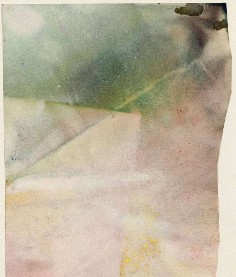 SAM GILLIAM "CORNER" WATERCOLOR, 1967