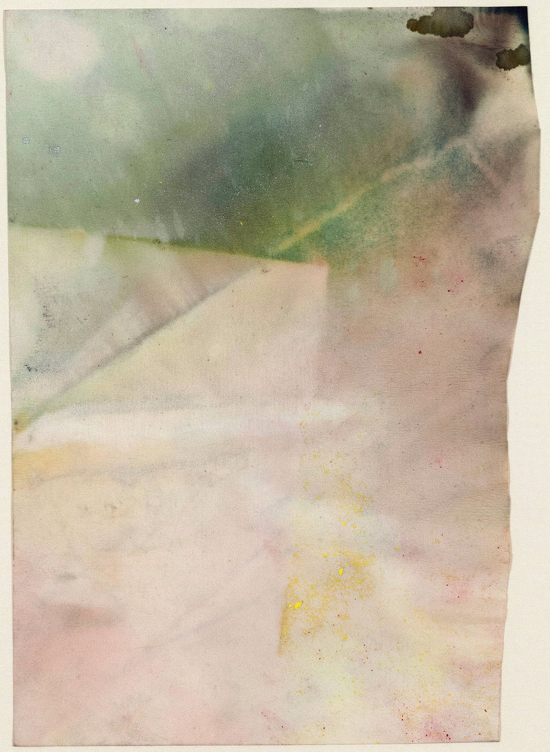 SAM GILLIAM "CORNER" WATERCOLOR, 1967