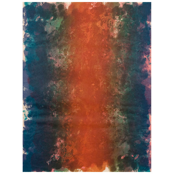 SAM GILLIAM "FIRE" LITHOGRAPH, 1971