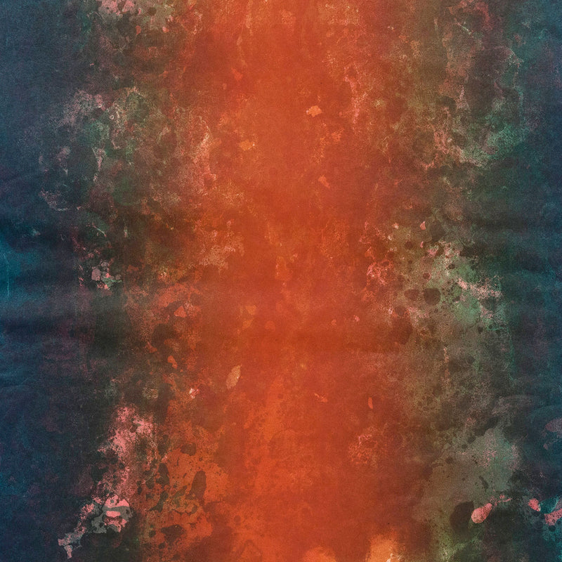 SAM GILLIAM "FIRE" LITHOGRAPH, 1971