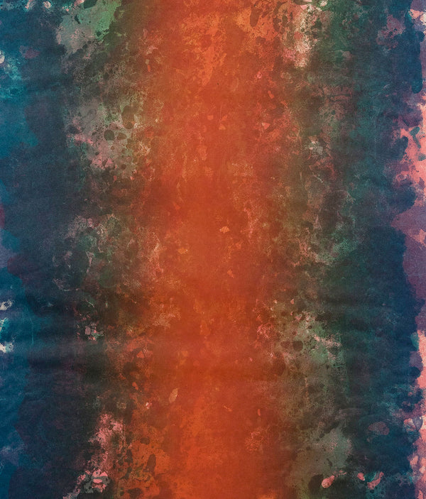 SAM GILLIAM "FIRE" LITHOGRAPH, 1971
