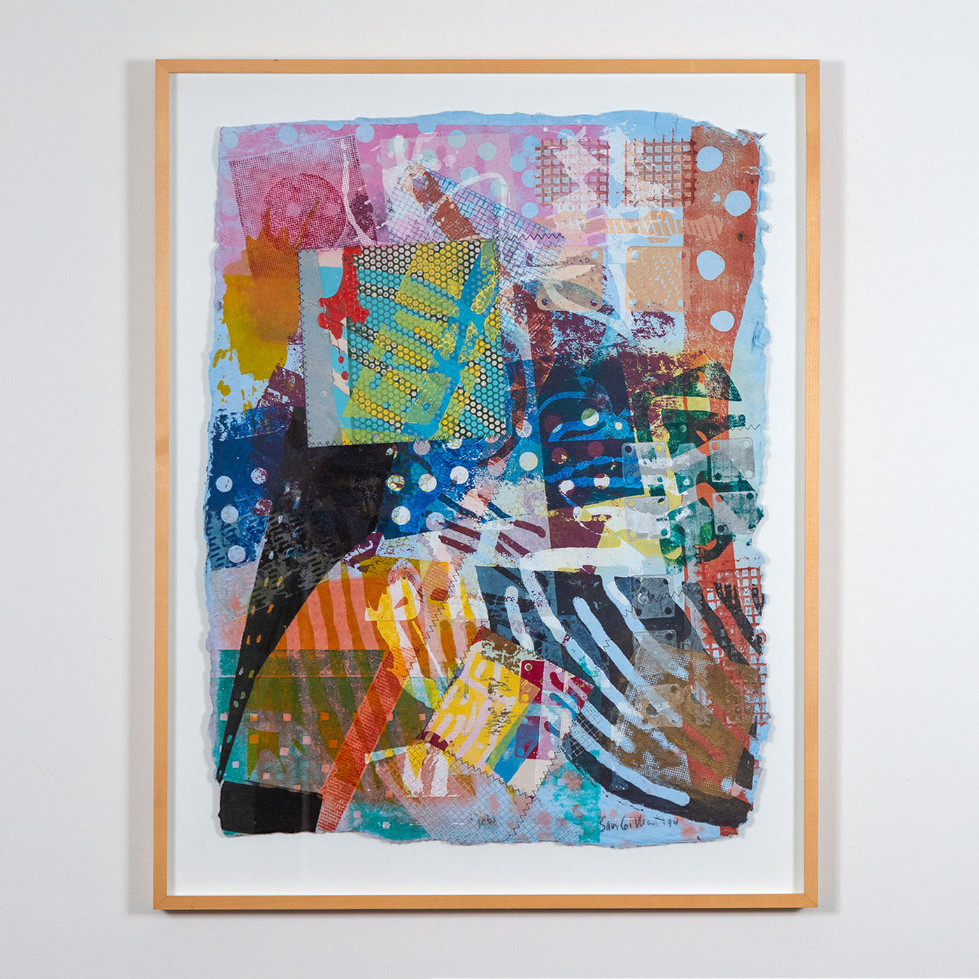 SAM GILLIAM “ICHI” MONOPRINT, 1994 – Caviar20