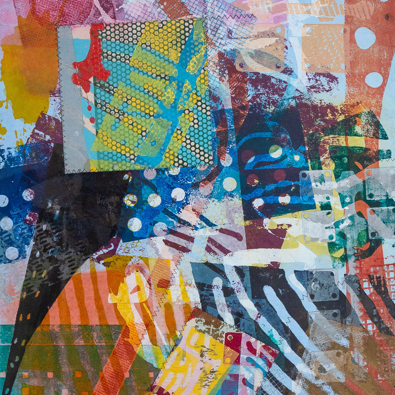 SAM GILLIAM “ICHI” MONOPRINT, 1994