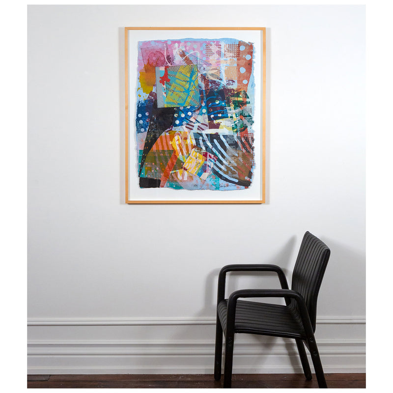 SAM GILLIAM “ICHI” MONOPRINT, 1994
