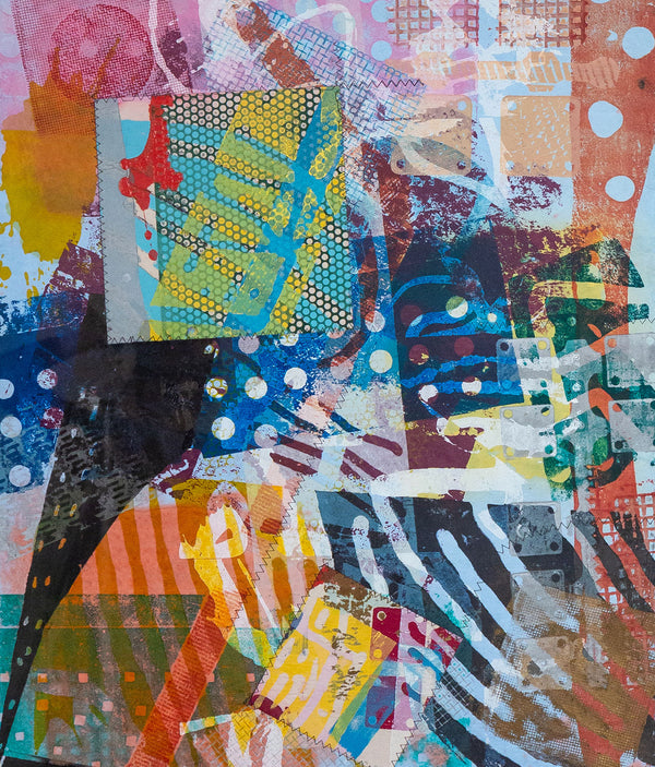 SAM GILLIAM “ICHI” MONOPRINT, 1994