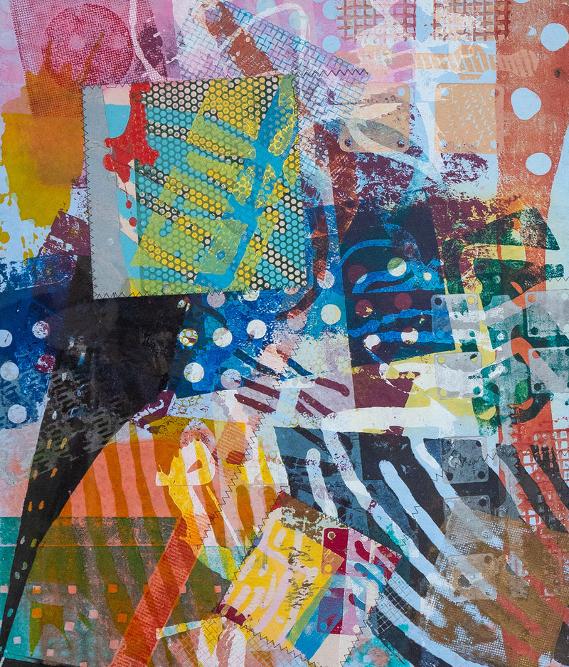 SAM GILLIAM “ICHI” MONOPRINT, 1994