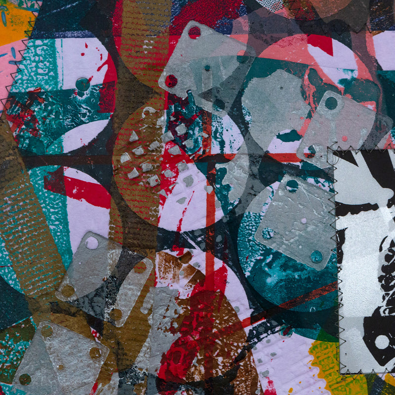 SAM GILLIAM “TREQI” MONOPRINT, 1994