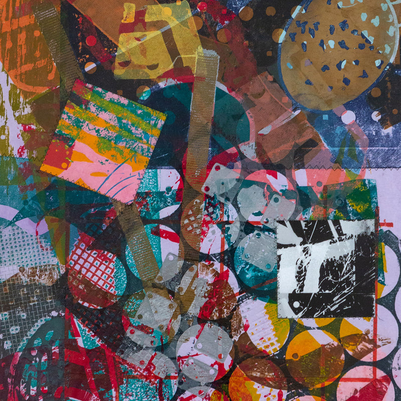 SAM GILLIAM “TREQI” MONOPRINT, 1994