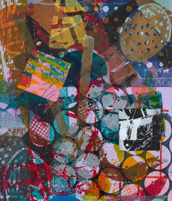 SAM GILLIAM “TREQI” MONOPRINT, 1994