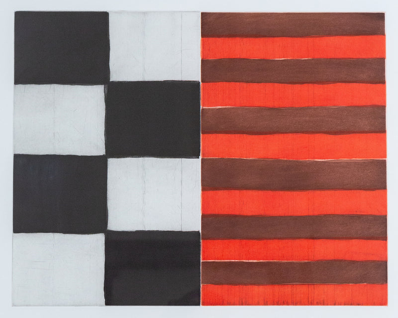 Sean Scully, Pi, Etching, 1994, Caviar20