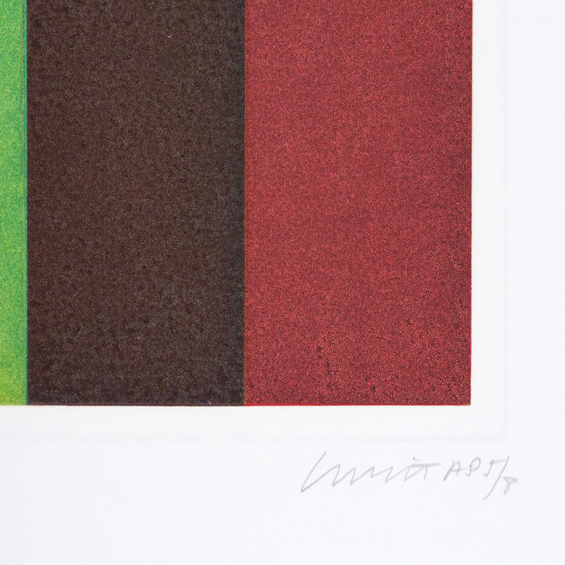 Sol LeWitt, Bands: Neon Break, Aquatint, 1991, Caviar20