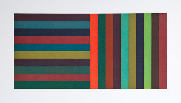Sol LeWitt, Bands: Neon Break, Aquatint, 1991, Caviar20