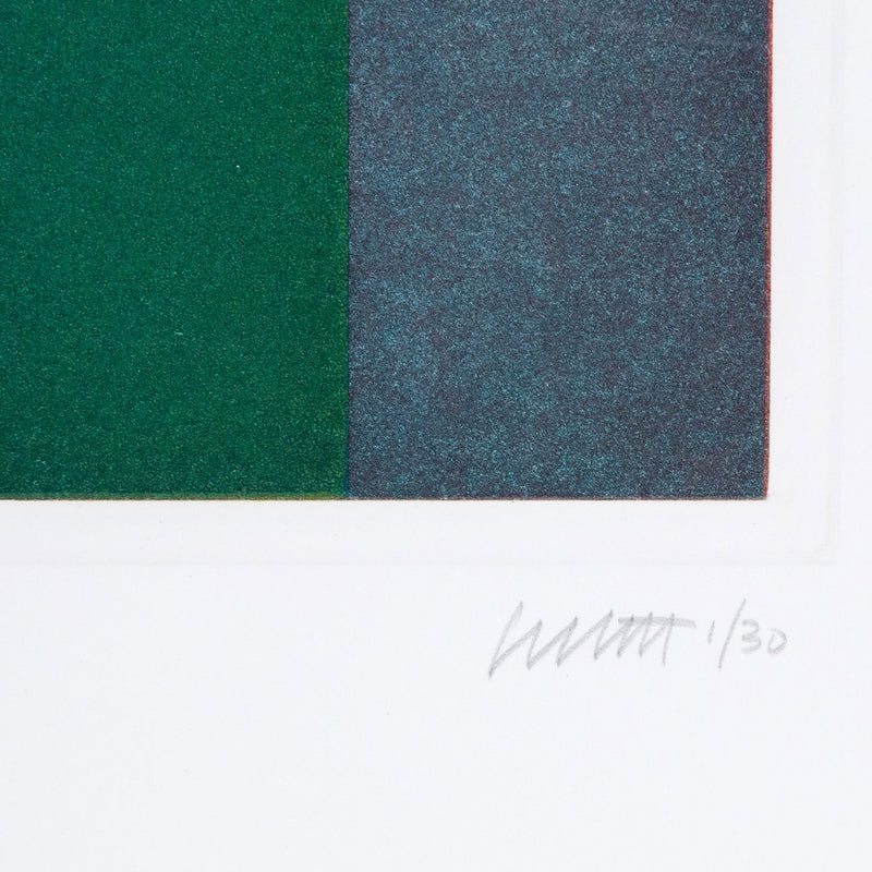 SOL LEWITT "BANDS: GREEN" 1991