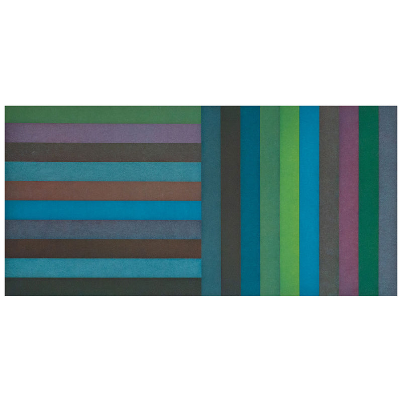 SOL LEWITT "BANDS: GREEN" 1991